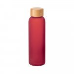 LILLARD GLASS. Squeeze em vidro fosco 520 mL - Vermelho