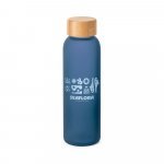 LILLARD GLASS. Squeeze em vidro fosco 520 mL - Azul royal