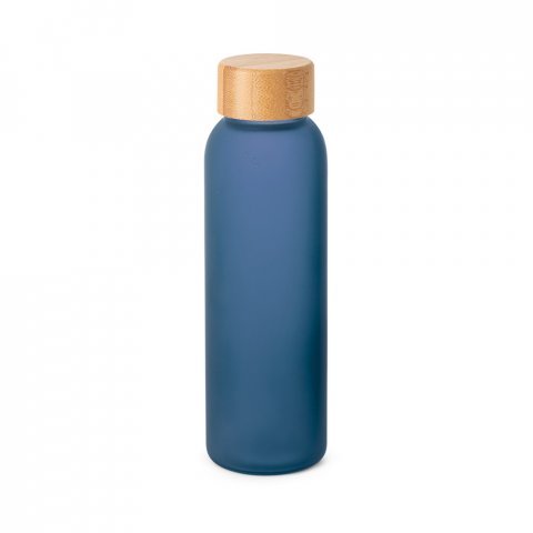 LILLARD GLASS. Squeeze em vidro fosco 520 mL - Azul royal
