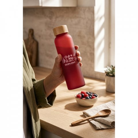 LILLARD GLASS. Squeeze em vidro fosco 520 mL