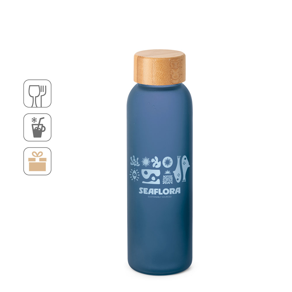 LILLARD GLASS. Squeeze em vidro fosco 520 mL - Brinde Personalizado
