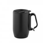BONATTI. Caneca de viagem t&eacute;rmica em a&ccedil;o inox (400 mL) - Preto