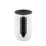 BONATTI. Caneca de viagem t&eacute;rmica em a&ccedil;o inox (400 mL) - Branco