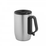 BONATTI. Caneca de viagem t&eacute;rmica em a&ccedil;o inox (400 mL) - Cromado satinado