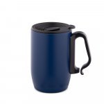 BONATTI. Caneca de viagem t&eacute;rmica em a&ccedil;o inox (400 mL) - Azul marinho