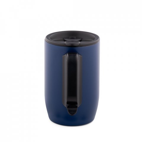 BONATTI. Caneca de viagem t&eacute;rmica em a&ccedil;o inox (400 mL) - Azul marinho