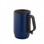 BONATTI. Caneca de viagem t&eacute;rmica em a&ccedil;o inox (400 mL) - Azul marinho