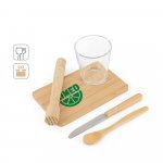 KRATENA. Kit para caipirinha com 5 pe&ccedil;as em bambu