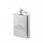 MUSE M. Garrafa de bolso em a&ccedil;o inox (100 mL) - Cromado satinado