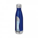 SHOW. Garrafa t&eacute;rmica em a&ccedil;o inox de parede dupla isolada a v&aacute;cuo (510 mL) - Azul royal