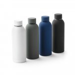 ODIN. Garrafa t&eacute;rmica em a&ccedil;o inox 36% reciclado de parede dupla isolada a v&aacute;cuo (550 mL)