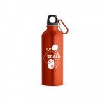 ERALD. Squeeze em alum&iacute;nio com mosquet&atilde;o (530 mL) - Laranja