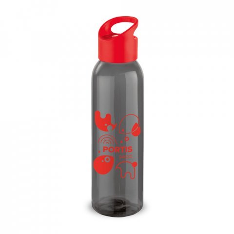 PORTIS. Squeeze em PS e tampa em PP (630 mL) - Vermelho