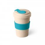CANNA. Copo para viagem em fibra de bambu (60%) e PP (40%) (500 mL) - Azul claro