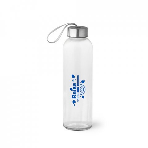 RAISE. Squeeze em vidro e tampa em a&ccedil;o inox com al&ccedil;a (520 mL)