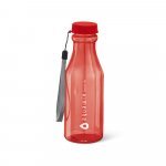 LAUNAY. Squeeze em AS e tampa em PP com al&ccedil;a (510 mL) - Vermelho