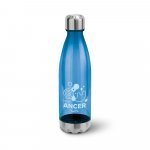 ANCER. Squeeze em AS, com tampa e base em a&ccedil;o inox (700 mL) - Azul
