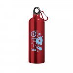 SIDEROT. Squeeze em alum&iacute;nio com mosquet&atilde;o (800 mL) - Vermelho