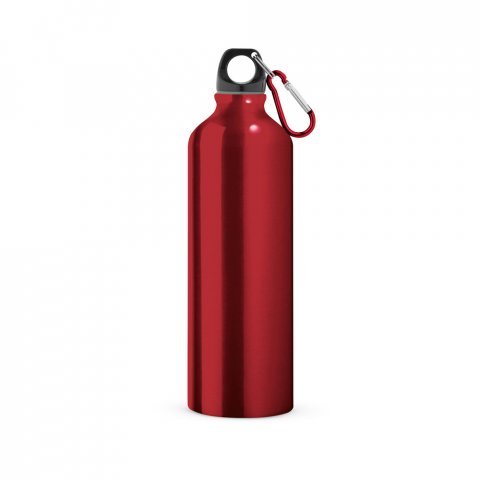 SIDEROT. Squeeze em alum&iacute;nio com mosquet&atilde;o (800 mL) - Vermelho
