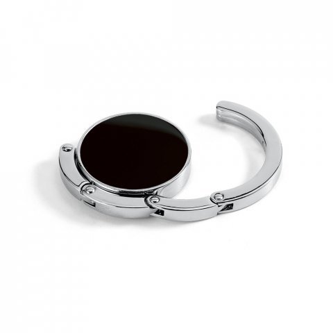 FLORENCE. Suporte de bolsa resistente para mesa - Preto