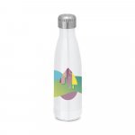 AMORTI. Garrafa t&eacute;rmica para sublima&ccedil;&atilde;o em a&ccedil;o inox, de parede dupla isolada a v&aacute;cuo (510 mL) - Branco