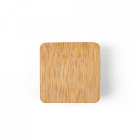 ESSENCE. Vela arom&aacute;tica, de 50 g., em copo de vidro com tampa em bambu - Preto