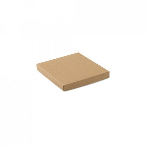 VAUGHN. Conjunto composto por um porta-cart&otilde;es e chaveiro, ambos em metal e poli&eacute;ster 30% reciclado - Cinza escuro