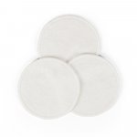 ELISE. Conjunto de 3 discos de limpeza facial lav&aacute;veis e reutiliz&aacute;veis - Natural