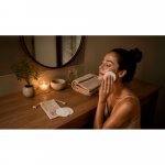 ELISE. Conjunto de 3 discos de limpeza facial lav&aacute;veis e reutiliz&aacute;veis