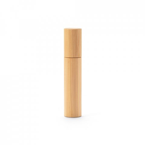 REESE. Borrifador de perfume recarreg&aacute;vel, com inv&oacute;lucro em bambu natural - Natural