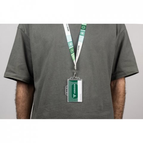 PRYM. Porta-crach&aacute; em PP, com possibilidade de ser utilizado tanto na vertical como na horizontal - Transparente