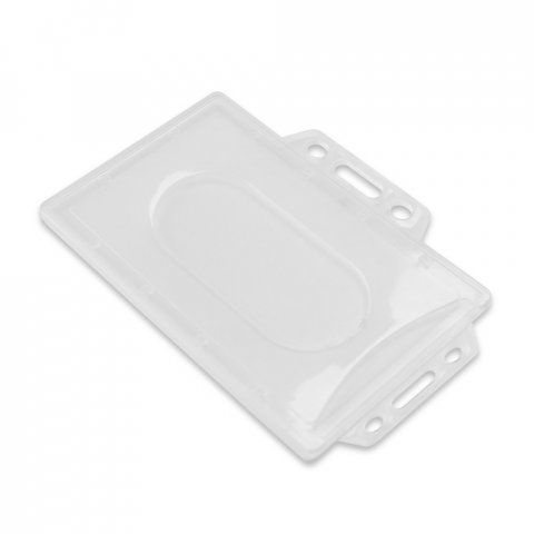 PRYM. Porta-crach&aacute; em PP, com possibilidade de ser utilizado tanto na vertical como na horizontal - Transparente