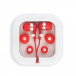 OSLER. Fone de ouvido com microfone - Vermelho