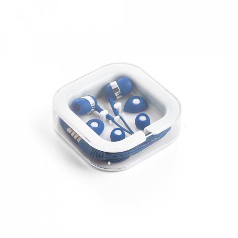 OSLER. Fone de ouvido com microfone - Azul royal
