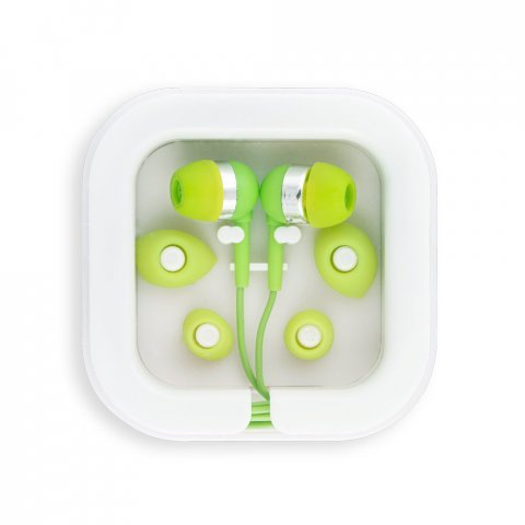OSLER. Fone de ouvido com microfone - Verde claro