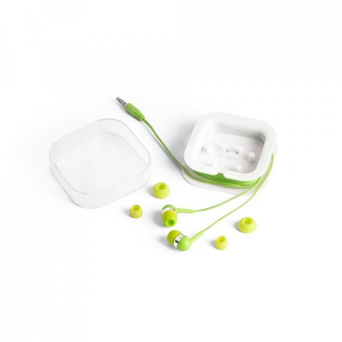 OSLER. Fone de ouvido com microfone - Verde claro