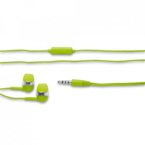 OSLER. Fone de ouvido com microfone - Verde claro