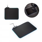THORNE MOUSEPAD RGB. Mouse pad para jogos em poli&eacute;ster com base antiderrapante em borracha