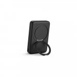 WARSHEL 10. Bateria port&aacute;til magn&eacute;tica com carregador por indu&ccedil;&atilde;o super-r&aacute;pido (10.000 mAh), em ABS 100% reciclado - Preto