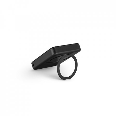 WARSHEL 10. Bateria port&aacute;til magn&eacute;tica com carregador por indu&ccedil;&atilde;o super-r&aacute;pido (10.000 mAh), em ABS 100% reciclado - Preto