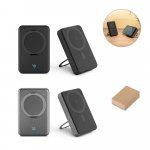 WARSHEL 10. Bateria port&aacute;til magn&eacute;tica com carregador por indu&ccedil;&atilde;o super-r&aacute;pido (10.000 mAh), em ABS 100% reciclado