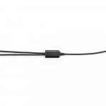 BERTOZZI. Cabo USB super-r&aacute;pido 6 em 1 em alum&iacute;nio 20% reciclado e PET 4% reciclado - Preto