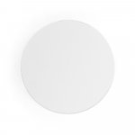 BLAIR ROUND. Mouse Pad com formato redondo e base em borracha - Branco