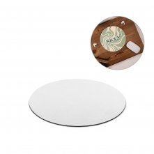 BLAIR ROUND. Mouse Pad com formato redondo e base em borracha