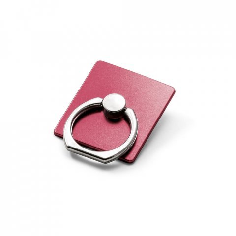 GEORGES. Suporte para celular em ABS - Vermelho