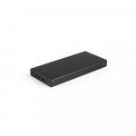 DOROTHY 10. Bateria port&aacute;til em alum&iacute;nio 100% reciclado (10.000 mAh) - Preto