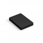 SMOOT 10. Bateria port&aacute;til com carregador por indu&ccedil;&atilde;o (wireless) em ABS 100% reciclado (10.000 mAh) - Preto
