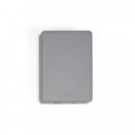 SMOOT 10. Bateria port&aacute;til com carregador por indu&ccedil;&atilde;o (wireless) em ABS 100% reciclado (10.000 mAh) - Cromado