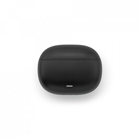 PASCAL. Fone de ouvido wireless com autonomia de 6h, em ABS 100% reciclado - Preto