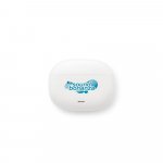 PASCAL. Fone de ouvido wireless com autonomia de 6h, em ABS 100% reciclado - Branco